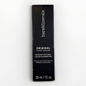 NIB Bare‎ Minerals Pure Serum Foundation 1 oz Medium Deep Warm 4.5 NEW SEALED